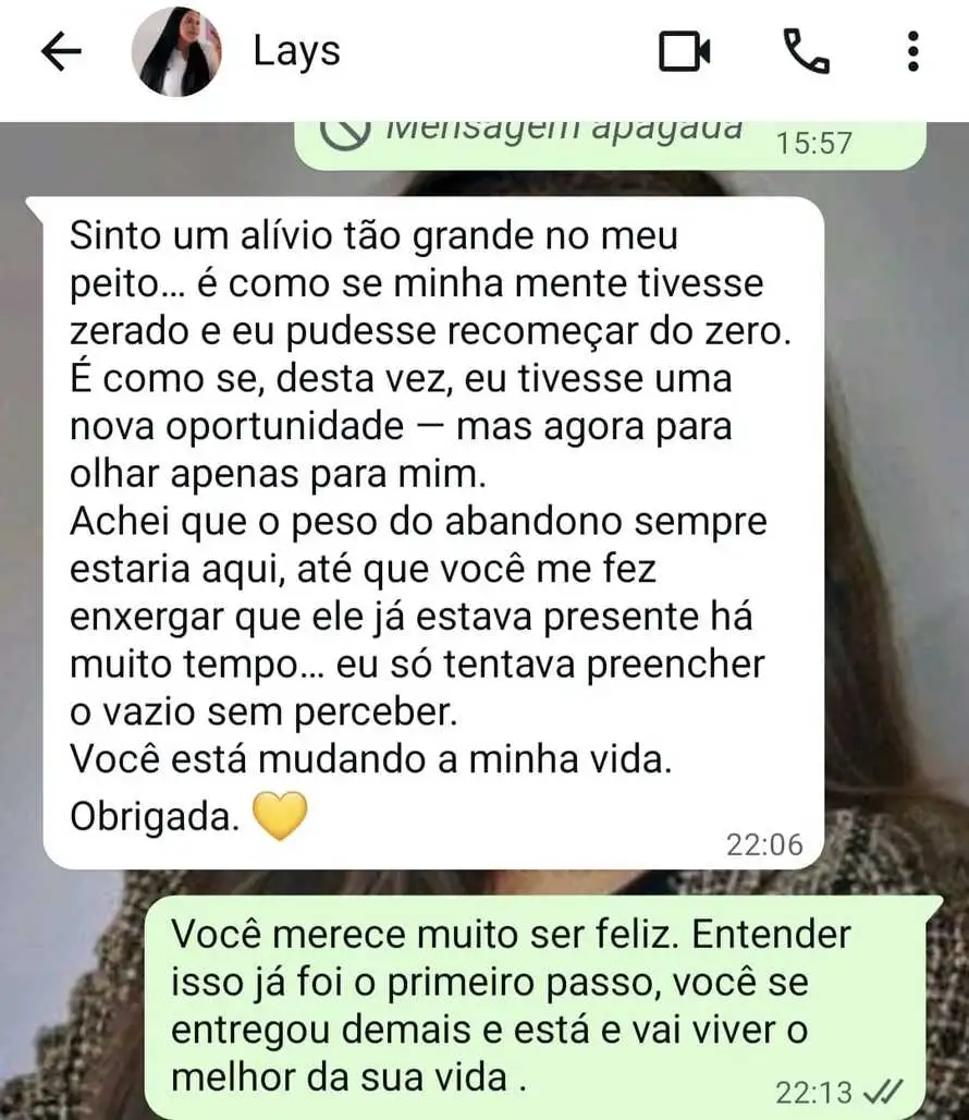 Depoimento de paciente da Raquel Rocha